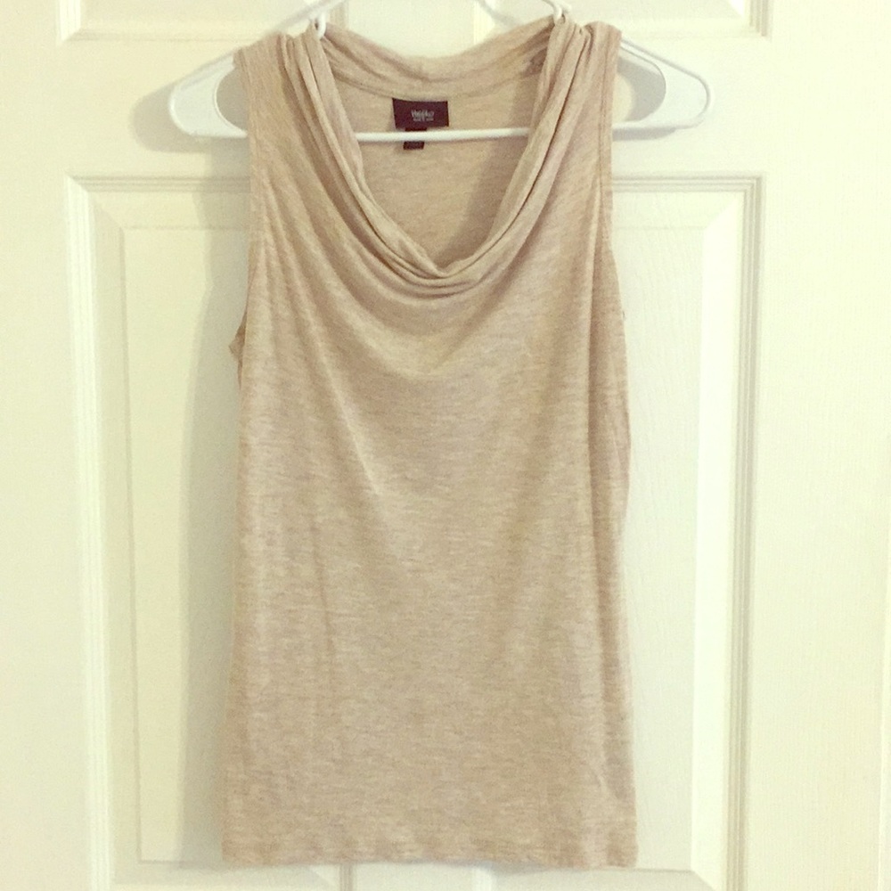 Mock cowl neck tank top
